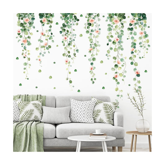Vinyl Plants Wall Decal / Sch-24f-0057 / Green