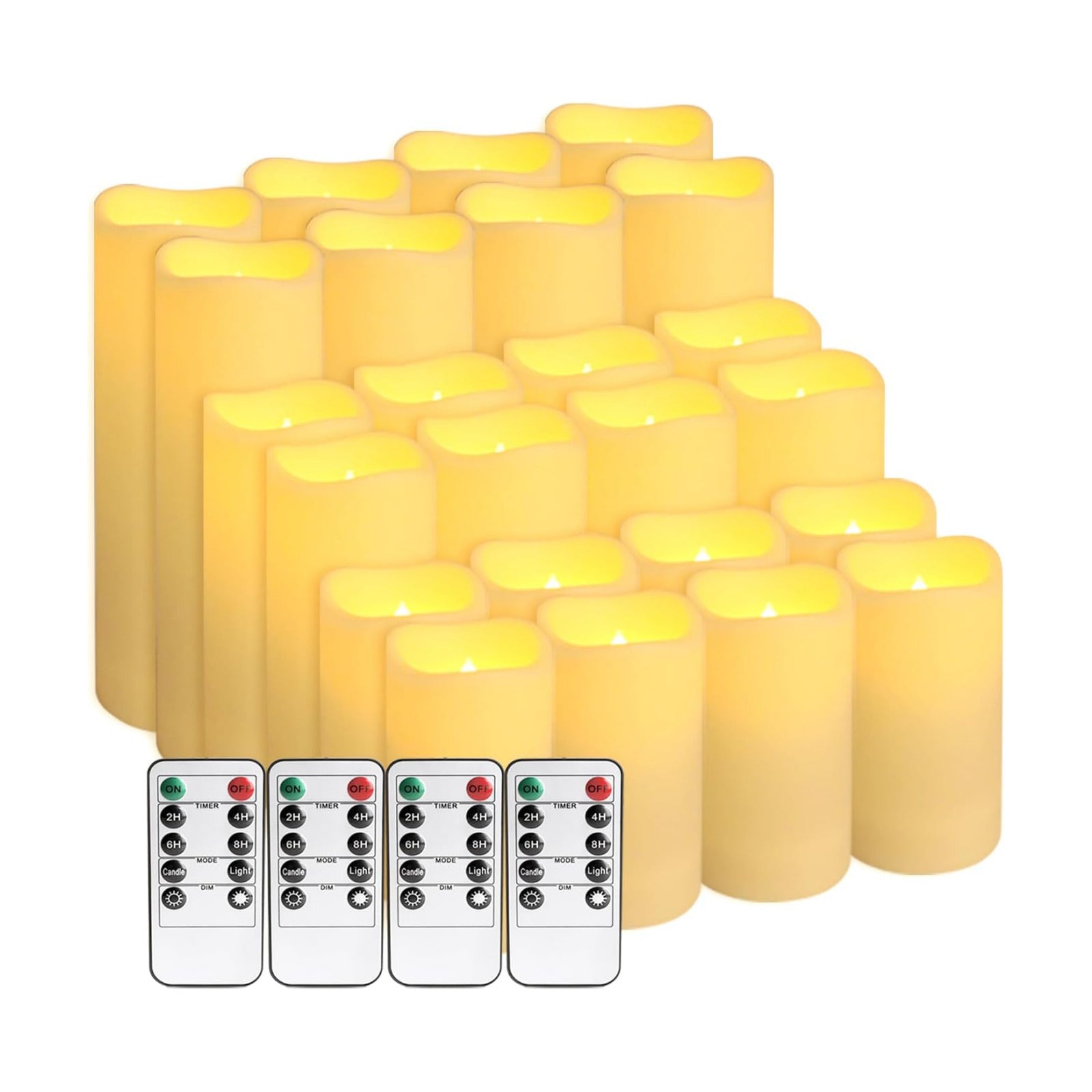 24-Pack LED Flameless Candles with Remote Control - Perfect for Home, Parties, and Special Occasions - Create a Magical