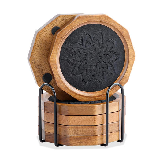 Holder for Wooden / Black Felt / 4.3 Inch