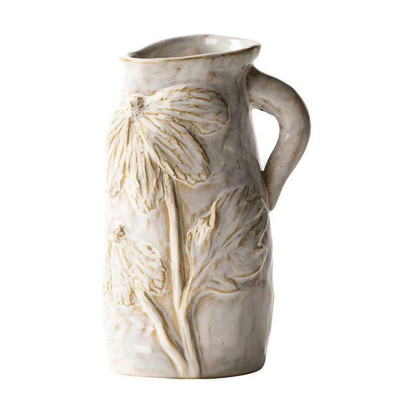 Small Ceramic Vase for Flowers / Creative Humanoid Vase