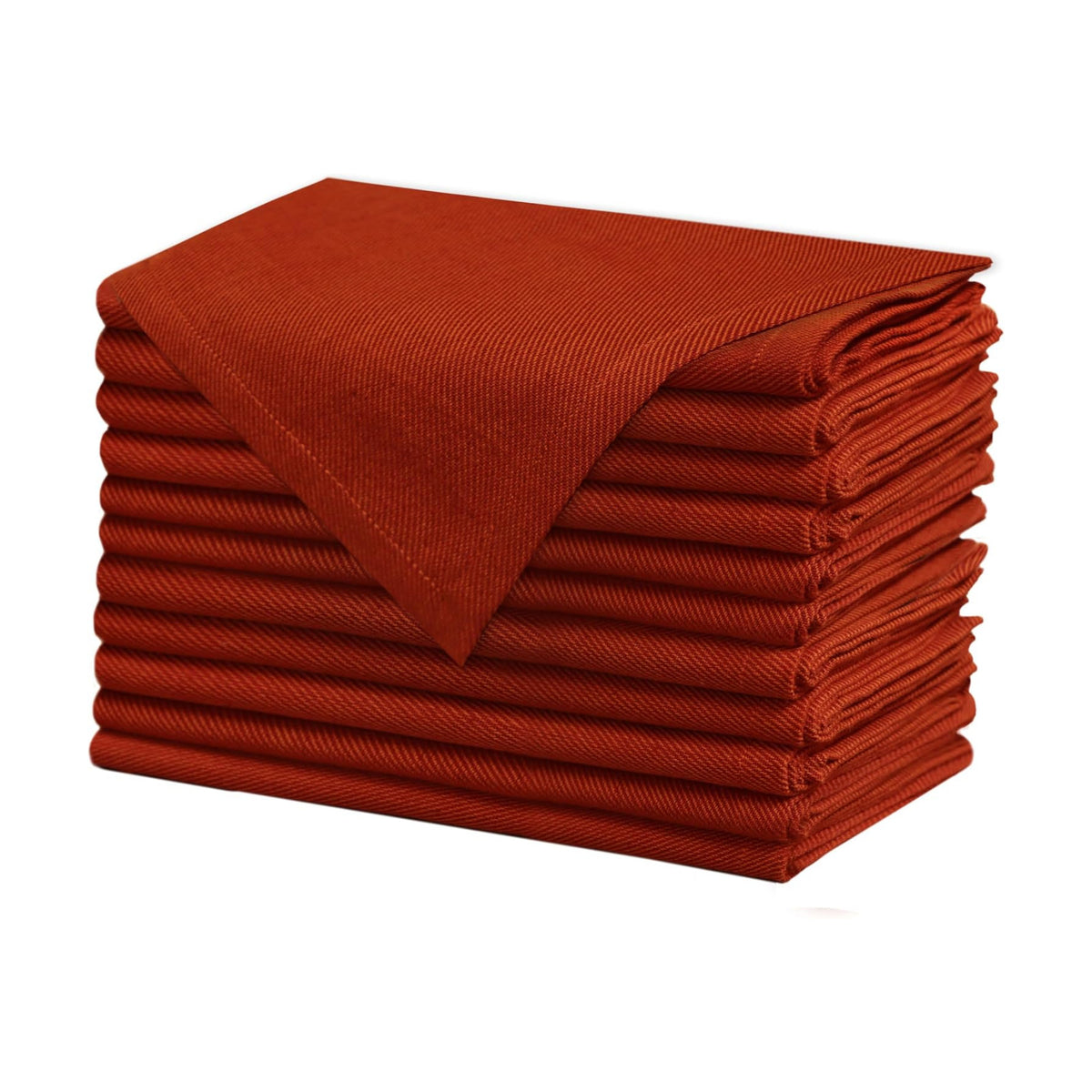 COTTON CRAFT Thanksgiving Cloth Napkins - Set of 12 Soft 100% Cotton Napkin