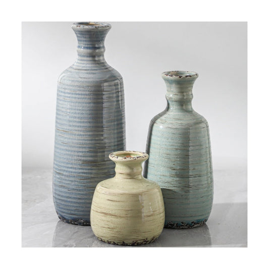 Ceramic Vase / 011 Vase Set - Multicolor / Set of 3