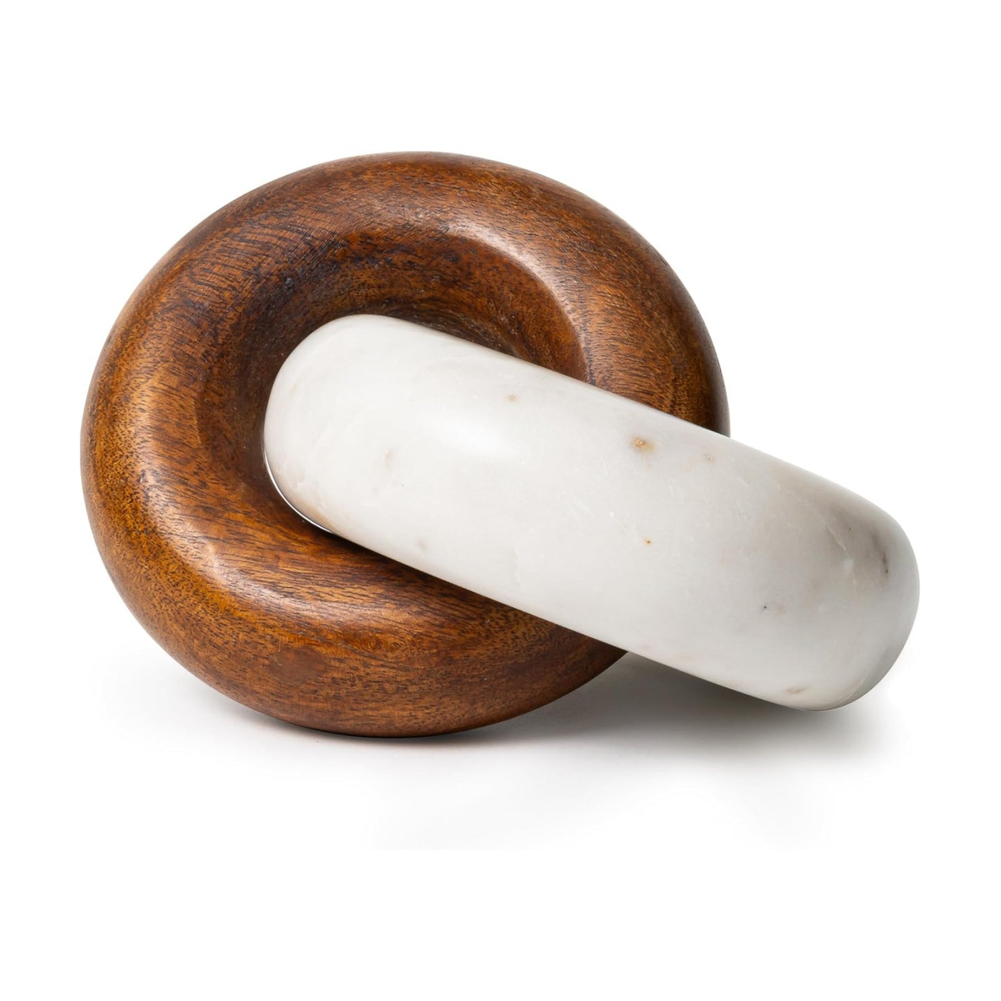 Marble and Wood Knot Decor
