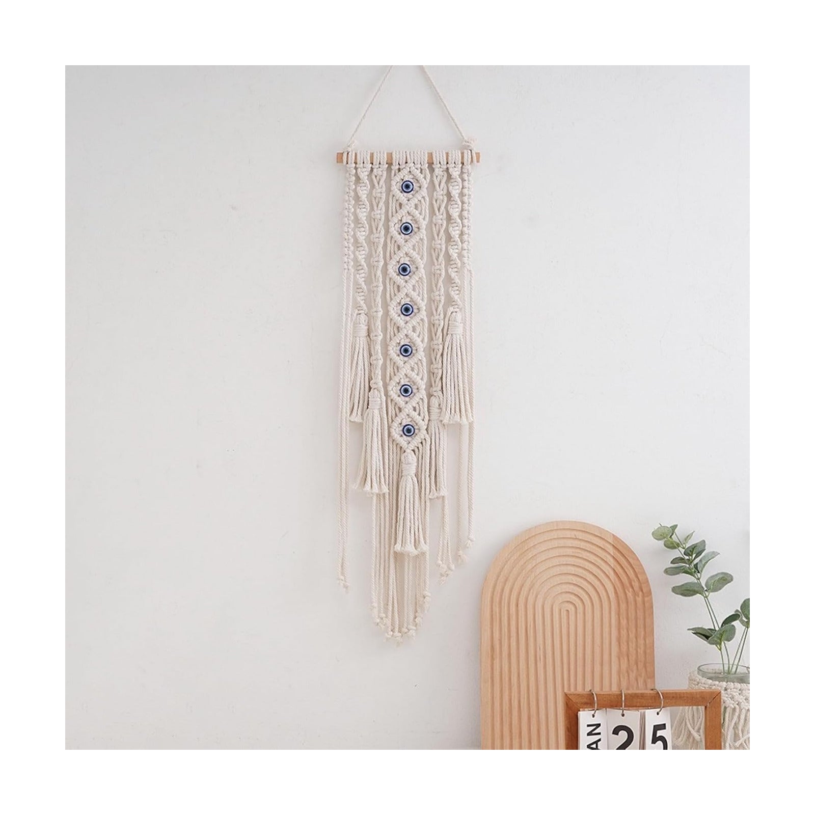Boho Macrame Wall Hanging / 27.55 x 7.87