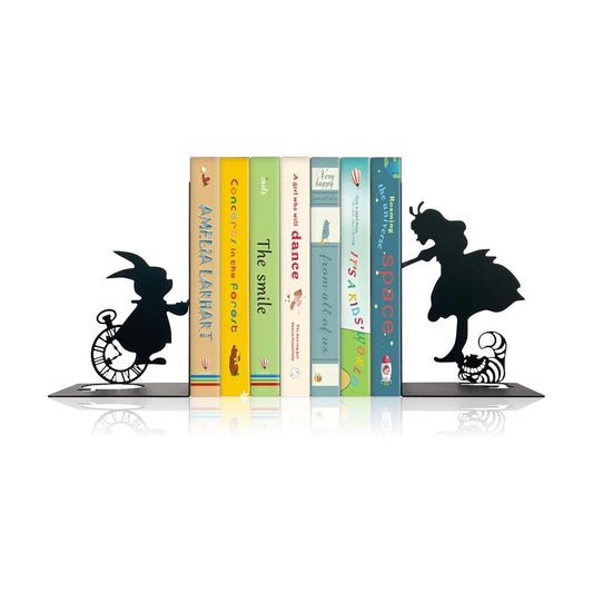 Metal Wonderland Bookends / Alice Decorative Bookends