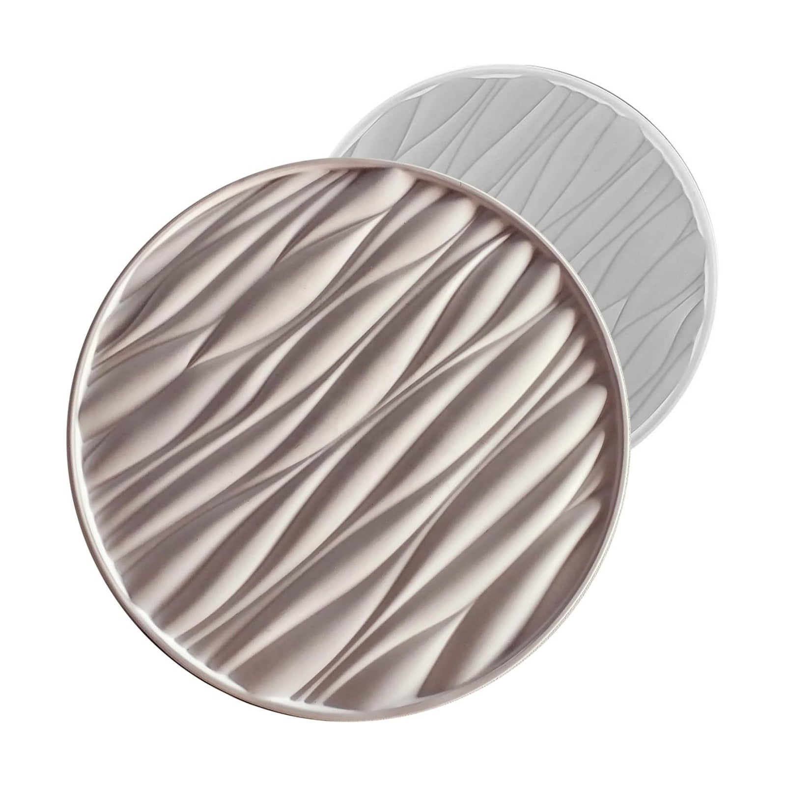 Big Round Resin Tray Molds / Big Round Wave Tray / 11.8 Inch