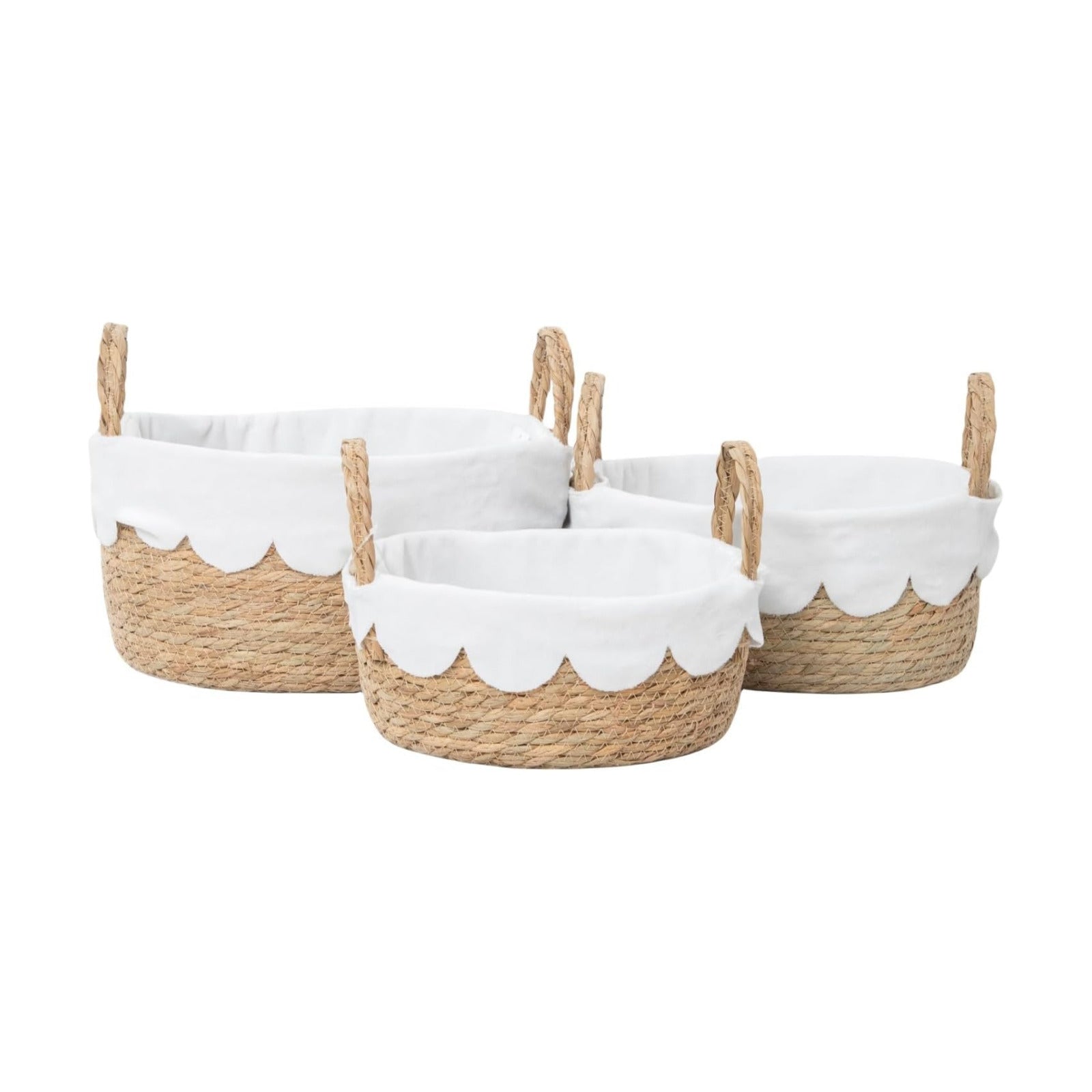 Handmade Seagrass Wicker Storage Basket