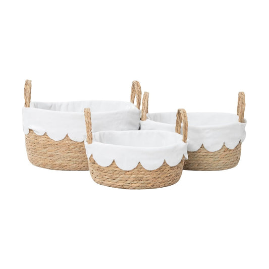 Handmade Seagrass Wicker Storage Basket