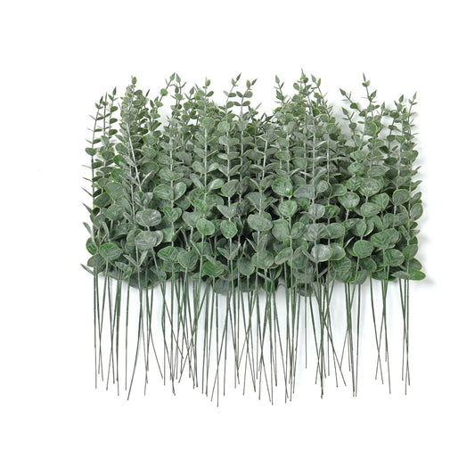 Eucalyptus Stems Artificial Flowers / Grey Green / Set of 200