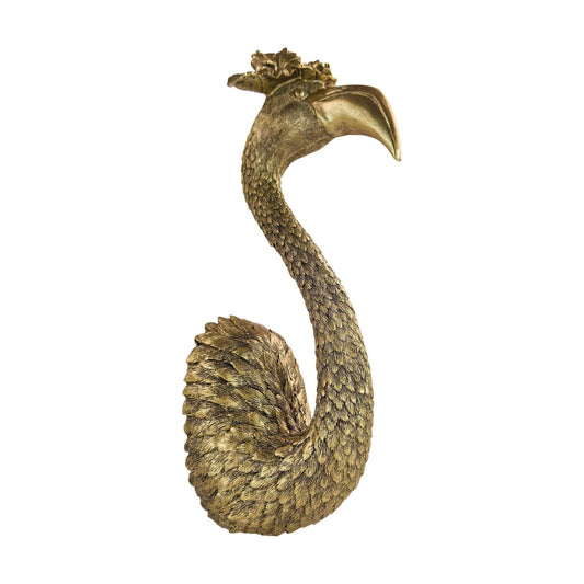 Vintage Animal Head Wall Decor / Copper / Flamingo / Gold