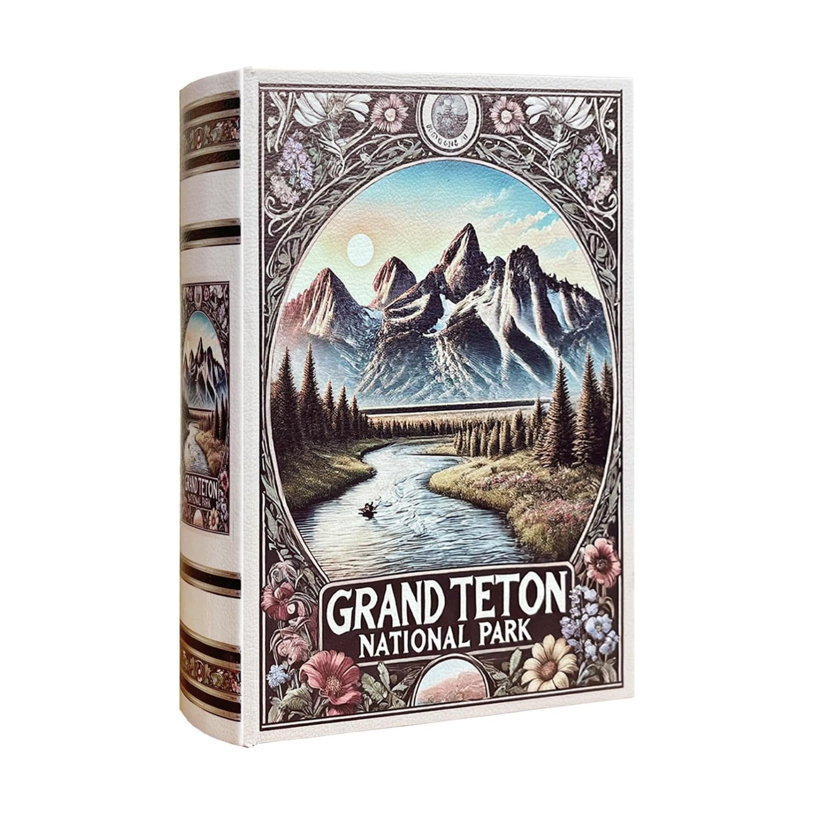 Vintage Faux Book Boxes / Grand Teton