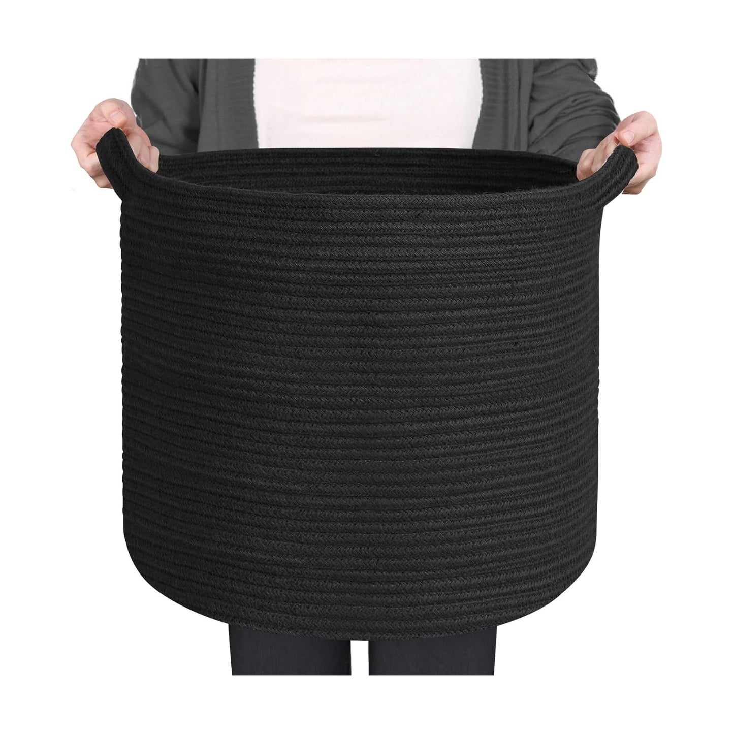 Large Storage Basket / Black / 16 x 14