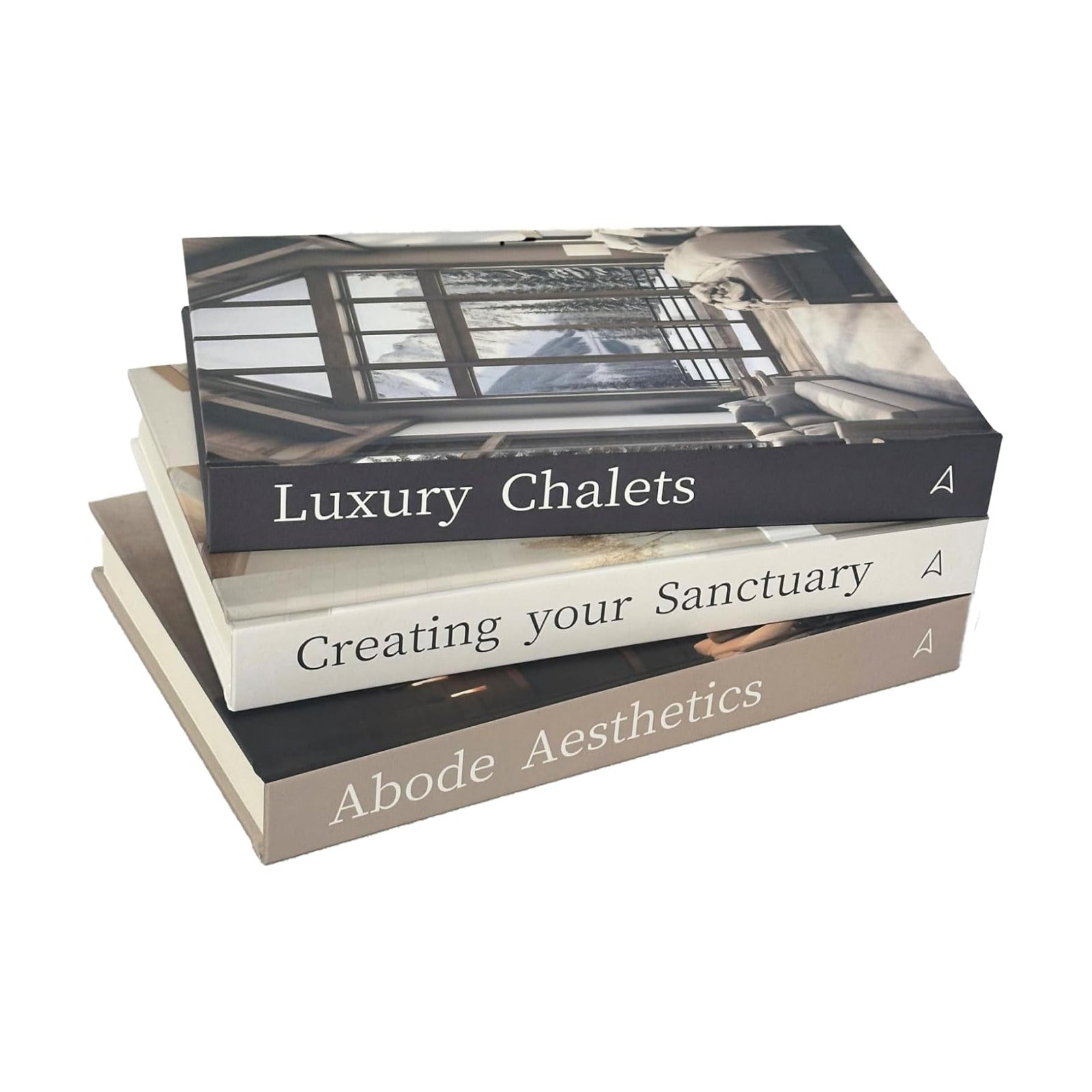 Faux Book Storage Boxes / Large - Hidden Storage / Set of 3