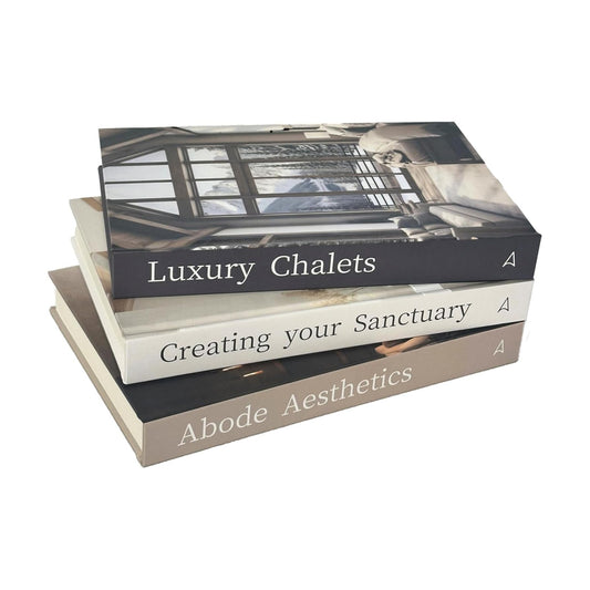 Faux Book Storage Boxes / Large - Hidden Storage / Set of 3