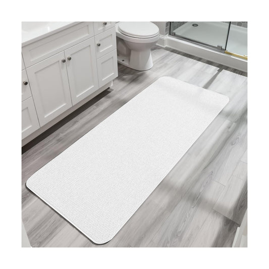 Bath Mat,Ultra Thin Bathroom Runner Rugs,Large Bath Mats for Bathroom,Quick Dry,Non-Slip,Machine Washable,Low Pile,Bath