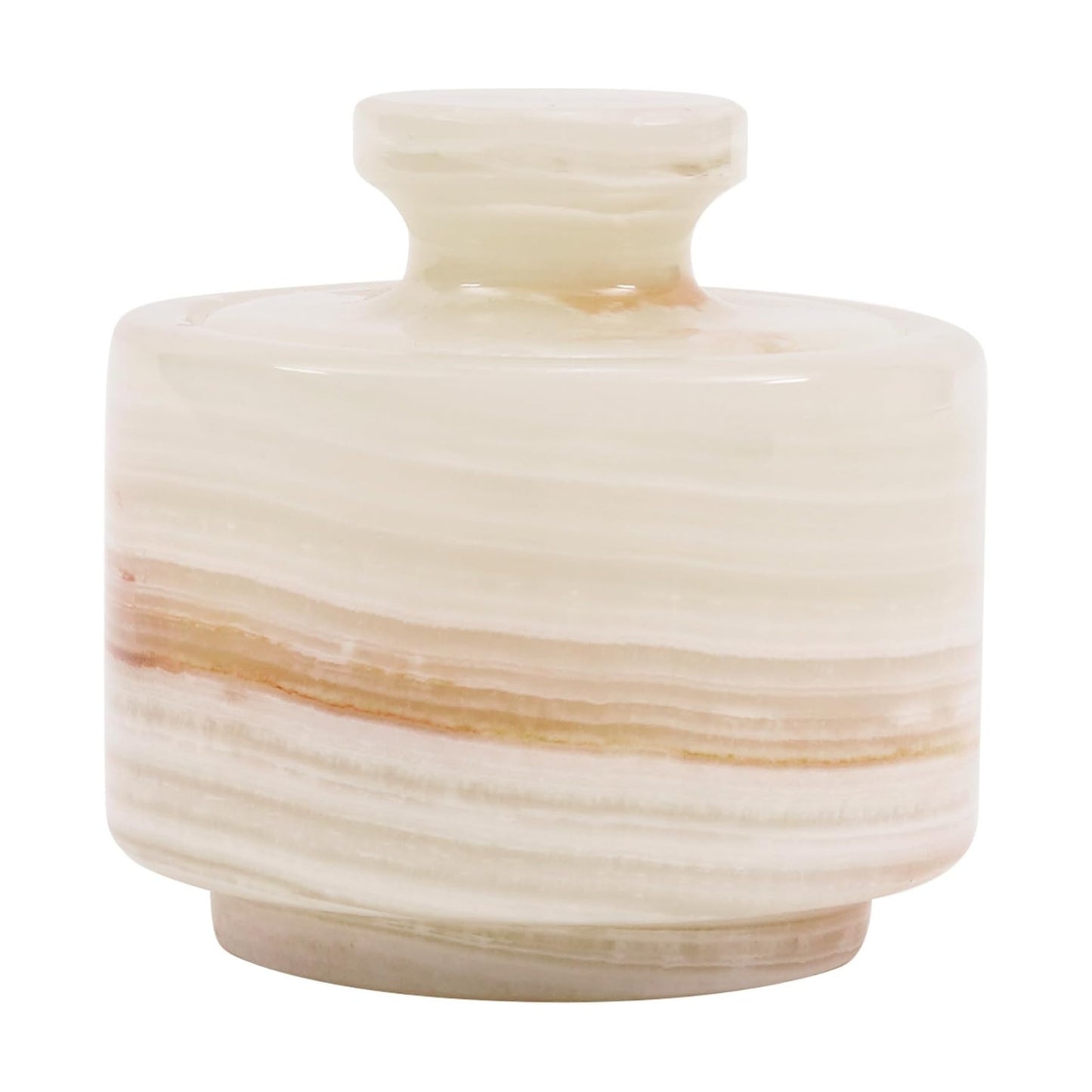 Marble Salt Cellar 3" Salt Holder / White Onyx