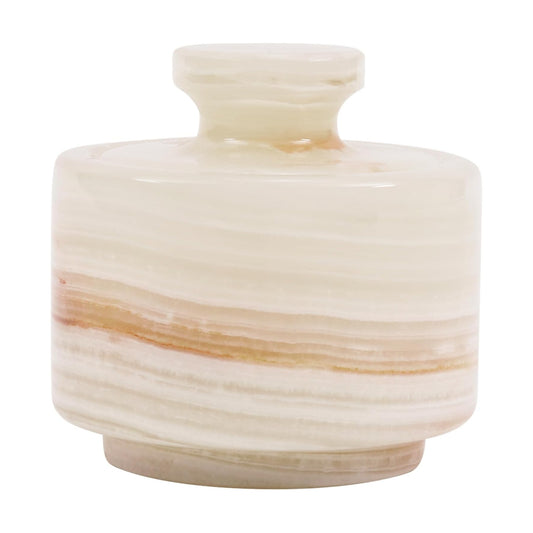Marble Salt Cellar 3" Salt Holder / White Onyx