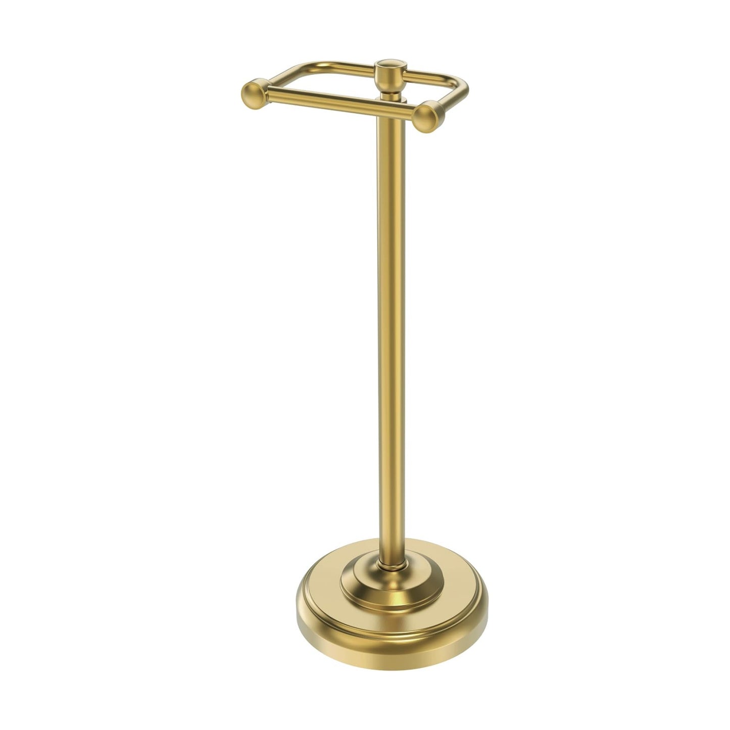 Toilet Paper Holder Stand,Free Standing Toilet Paper Holder,Modern Post Pivoting Toilet Paper Stand with Stable