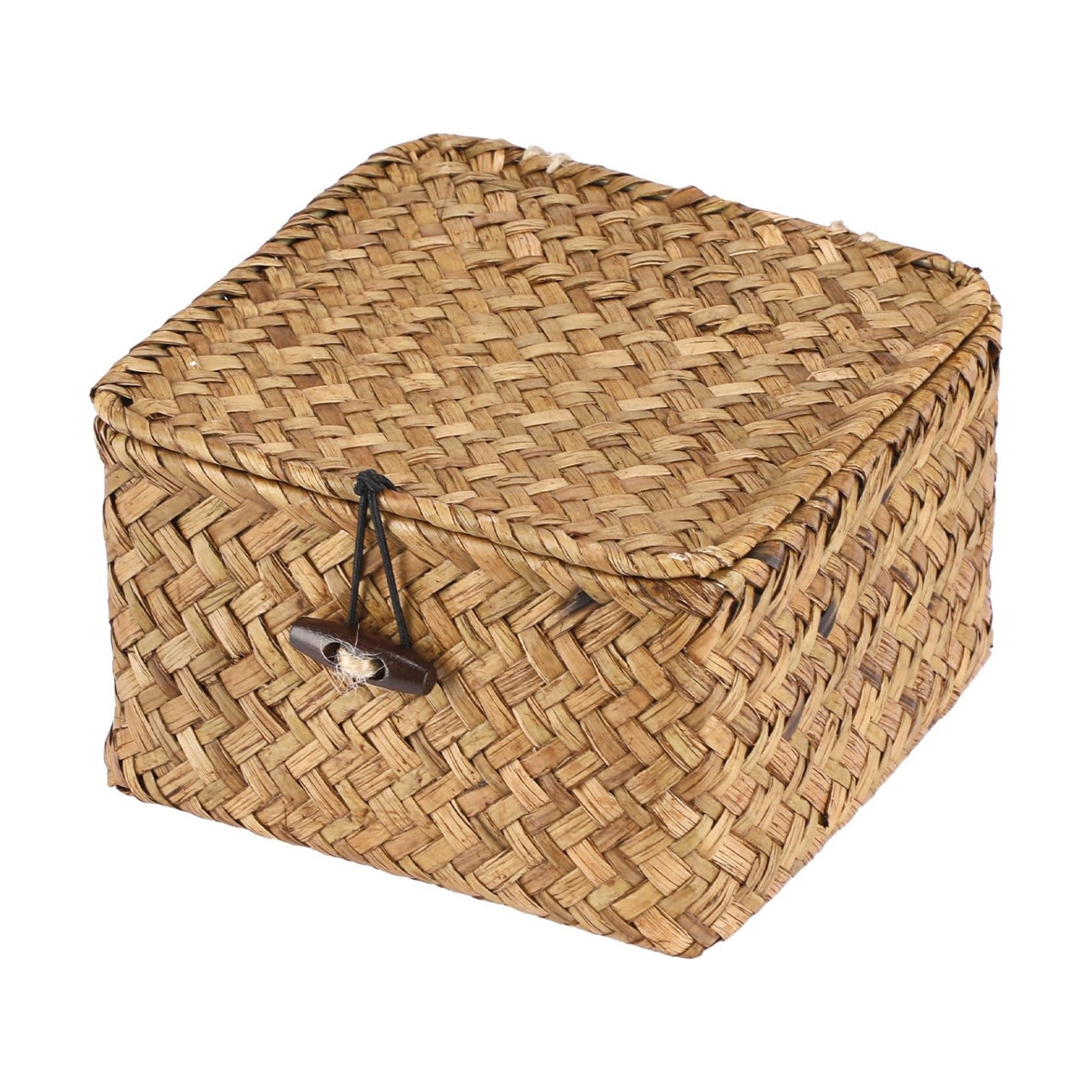 Wicker Shelf Baskets Bins / Small / Caramel