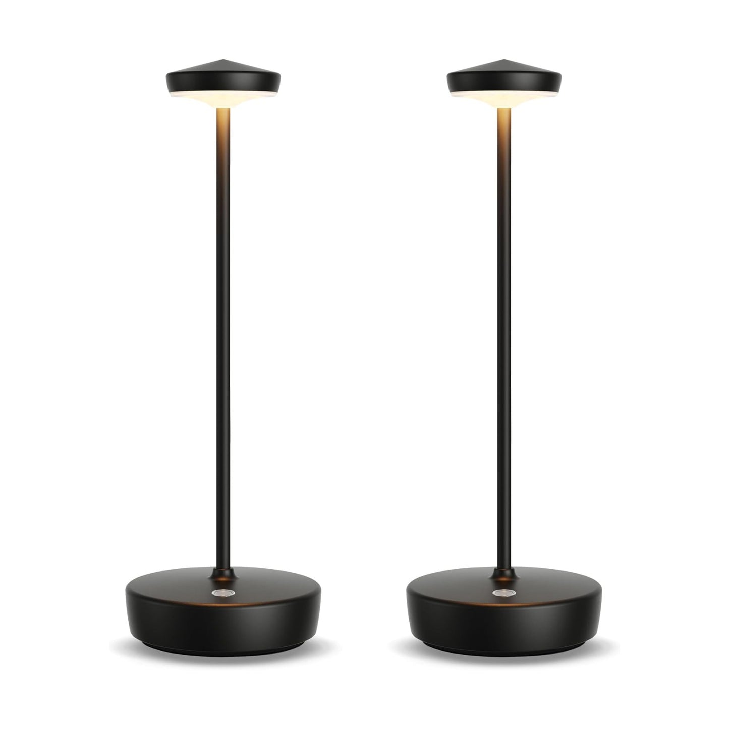 Cordless LED Portable Table Lamp,5000mAh Rechargeable Battery | Touch Control 3-Level Brightness with Memory Function