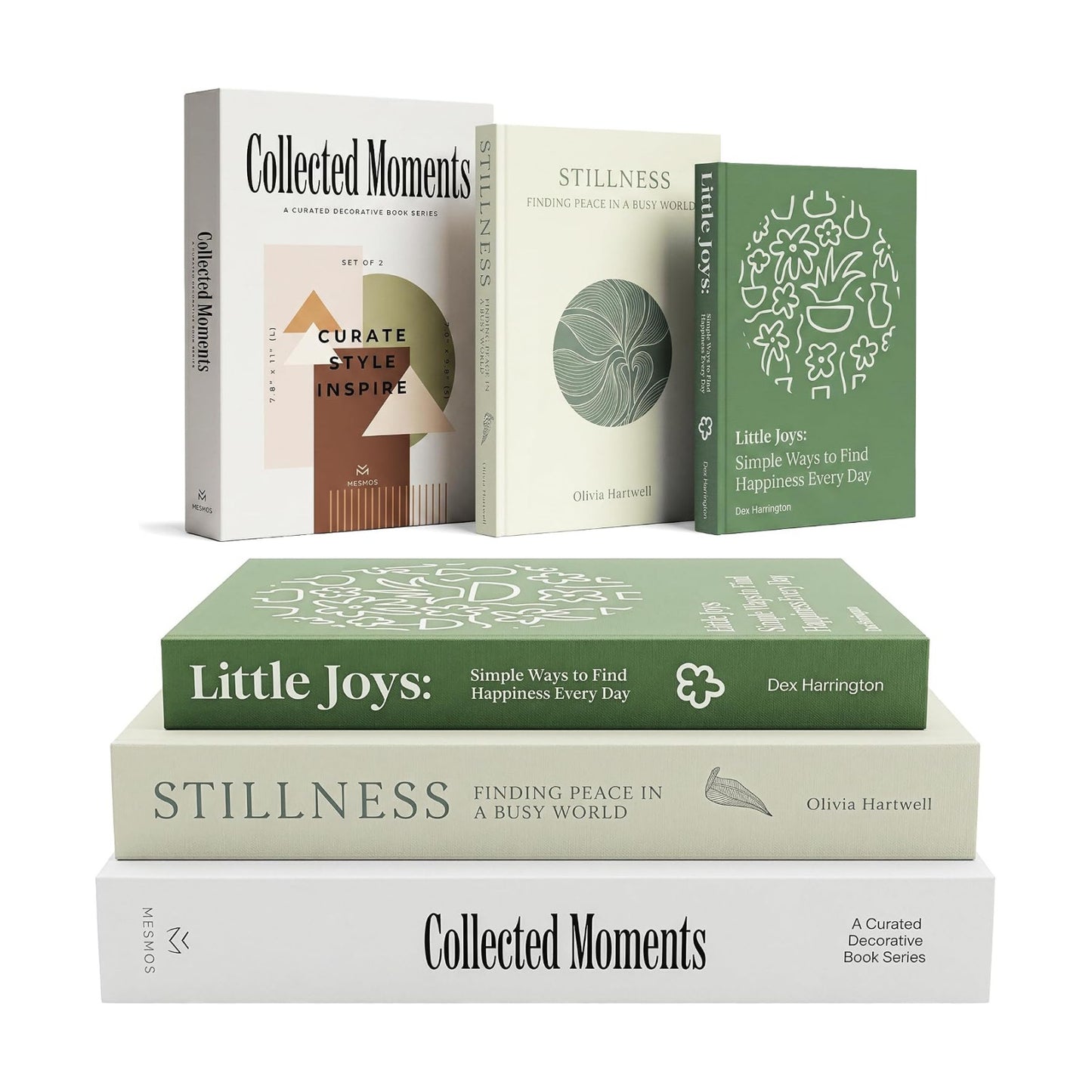 Coffee Table Decor Faux Books for Decoration / Mindfulness & Stillness