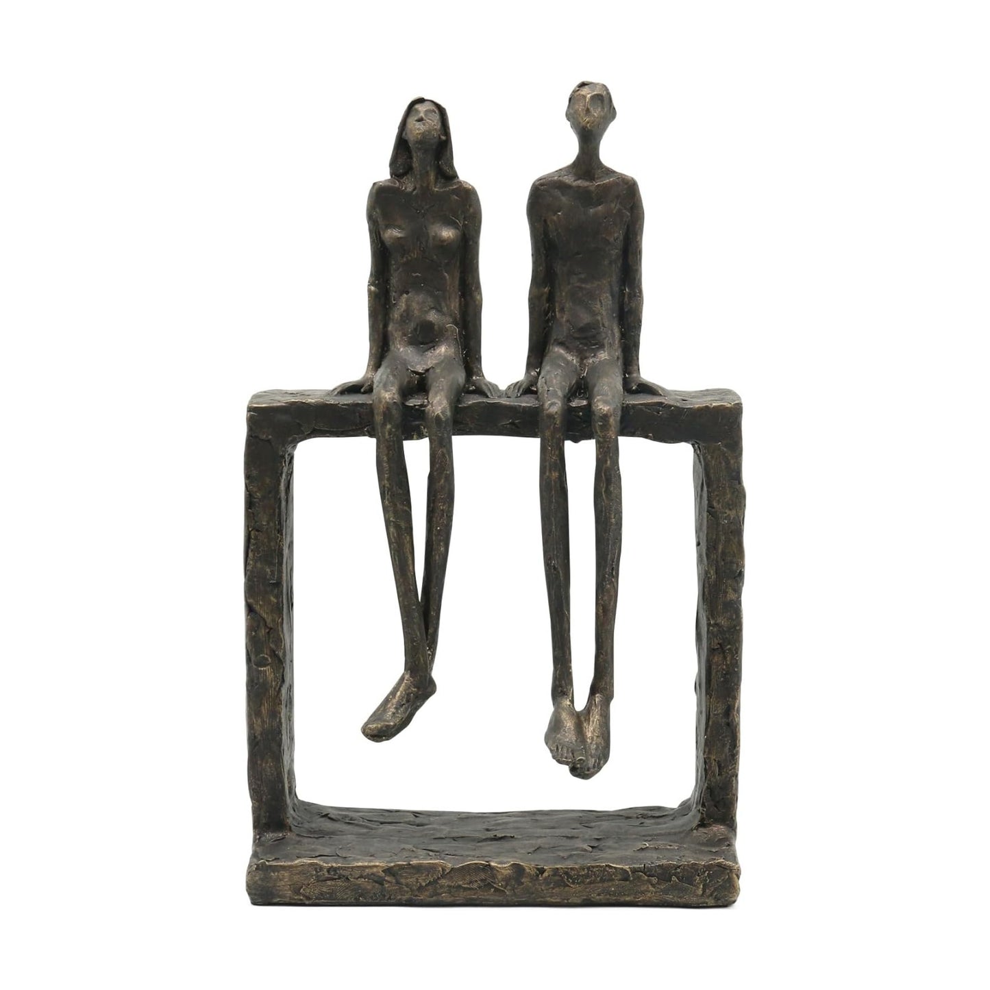 Abstract Couple Statue Home Decor / Bronze
