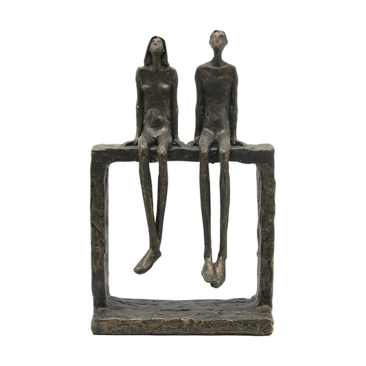 Abstract Couple Statue Home Decor / Bronze