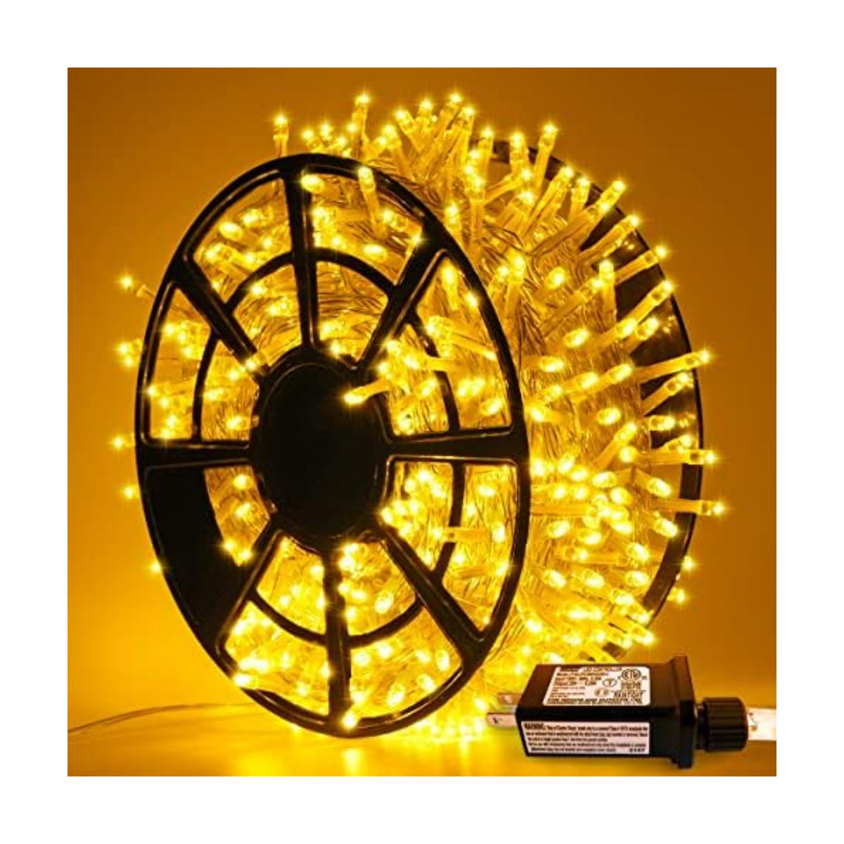 JMEXSUSS 230ft 720 LED Warm White Christmas String Lights Outdoor