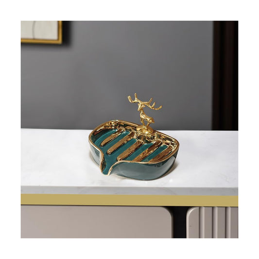 Ceramic Vanity Tray / Green