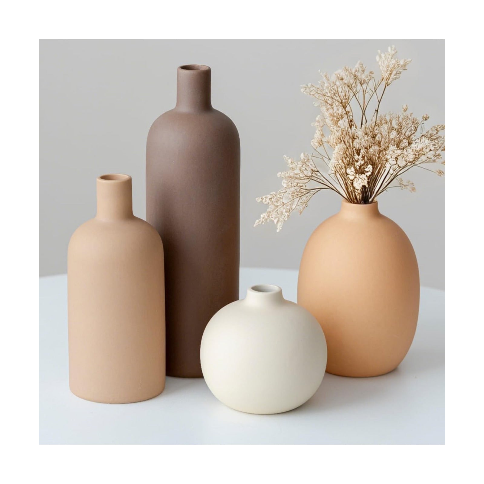 Modern Ceramic Vase Set / Coffee Mix Set 4