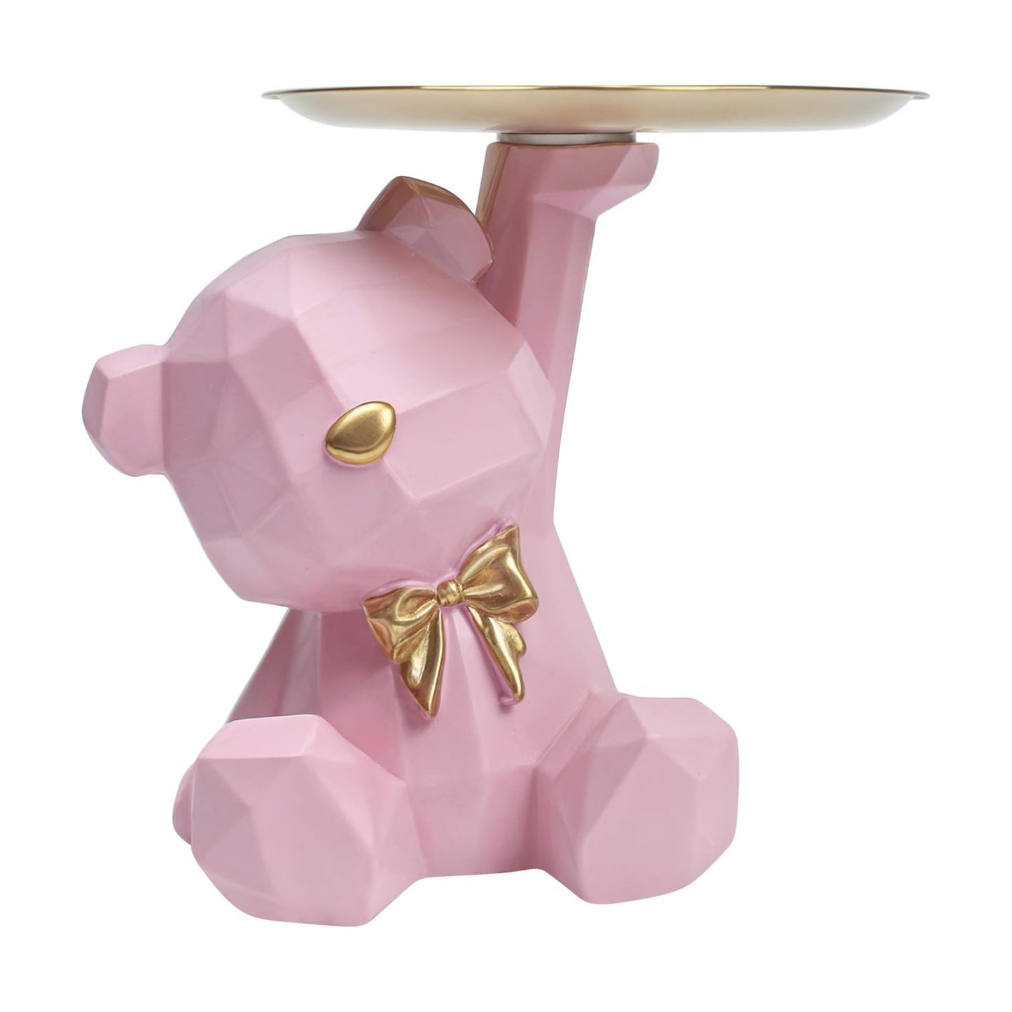 Ring Stand Sculptures / Bear Serving Tray Candy Dish Key Holder