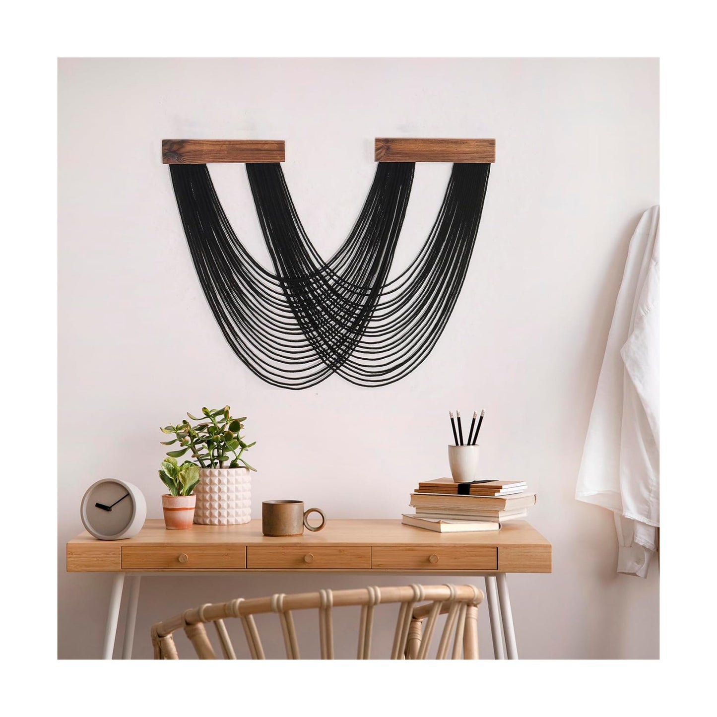 Macrame Wall Hanging / Black