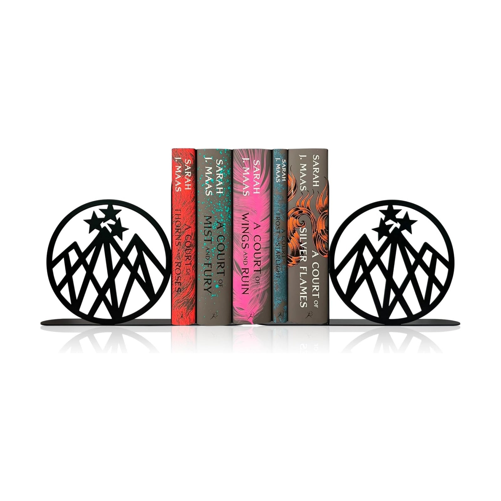 Heavy Duty Metal Shelf Decor for Fantasy Book Lovers