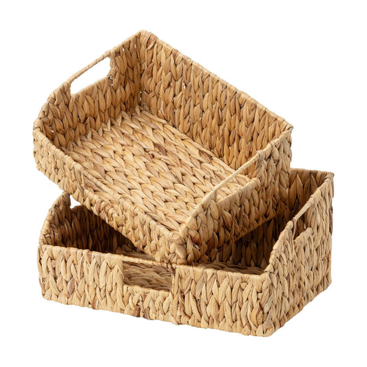 Pantry Organizers / Water Hyacinth Baskets / Natural