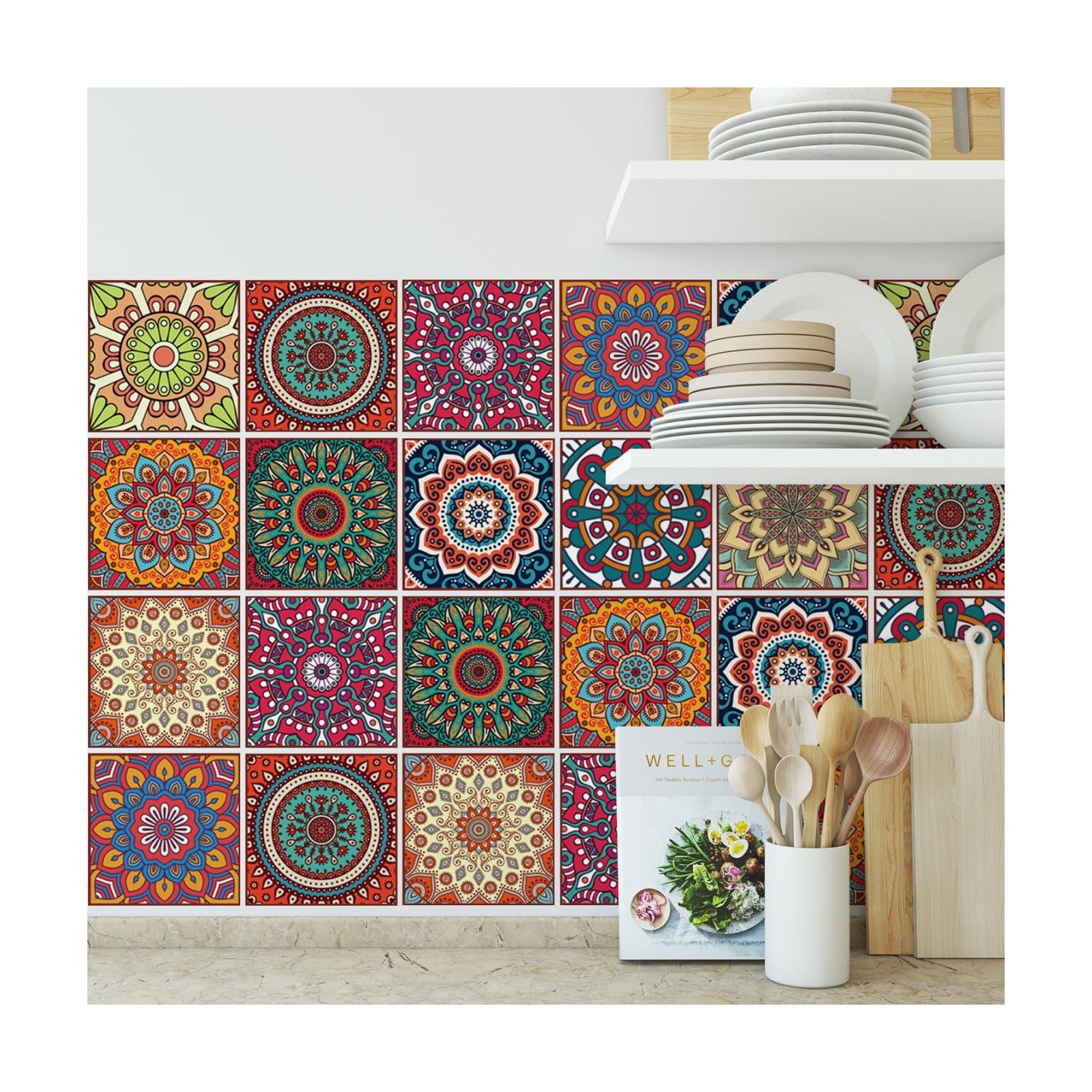 Self-Adhesive Removable Waterproof Vinyl Decals / Set of 30