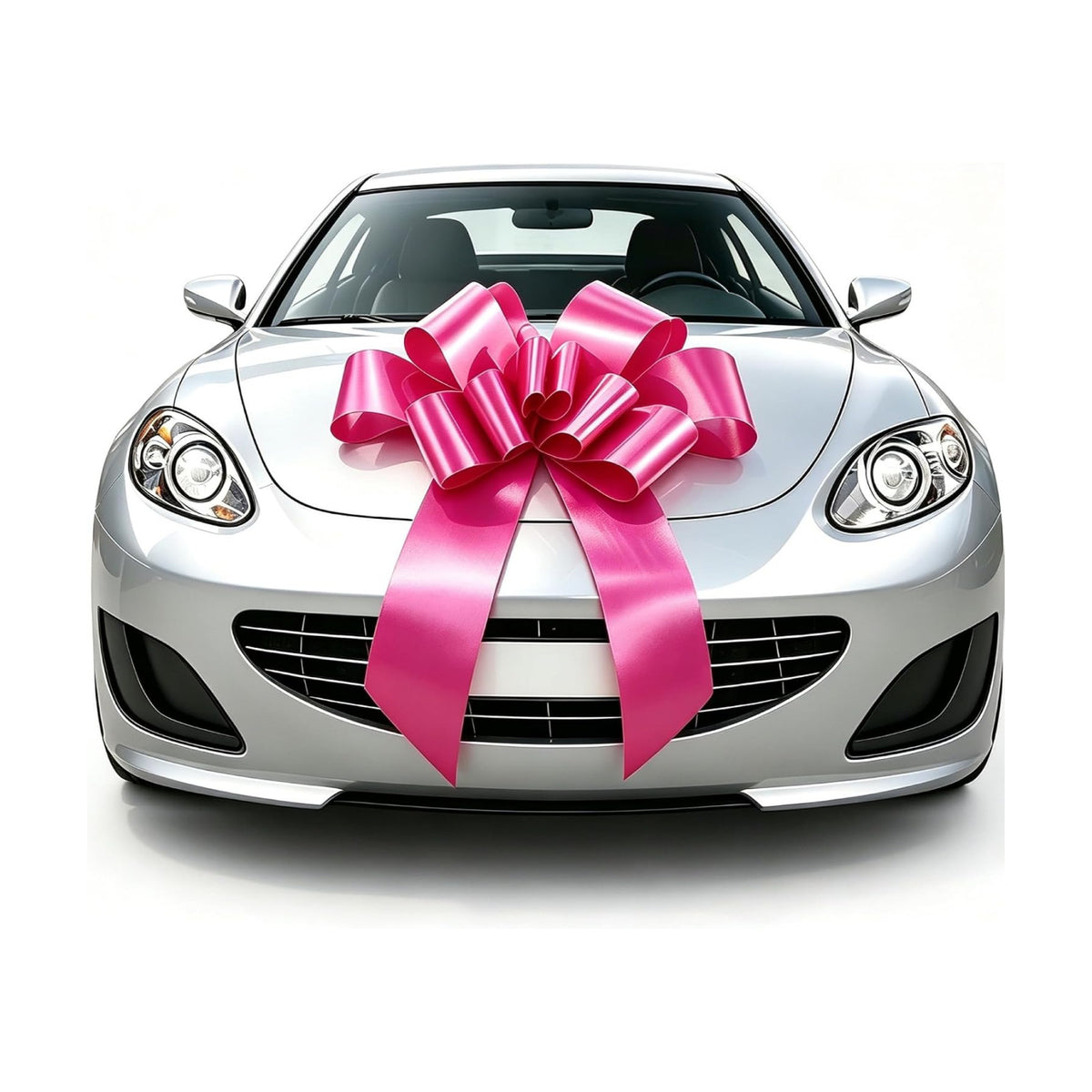 Giant Car Bow 30 Inch Big Pink Bow for Car Gift Birthday & Party Decor