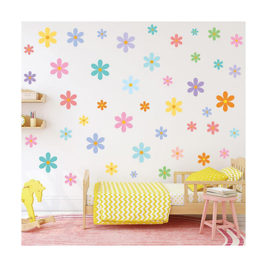 Pastel Daisy Wall Decals / Set of 144