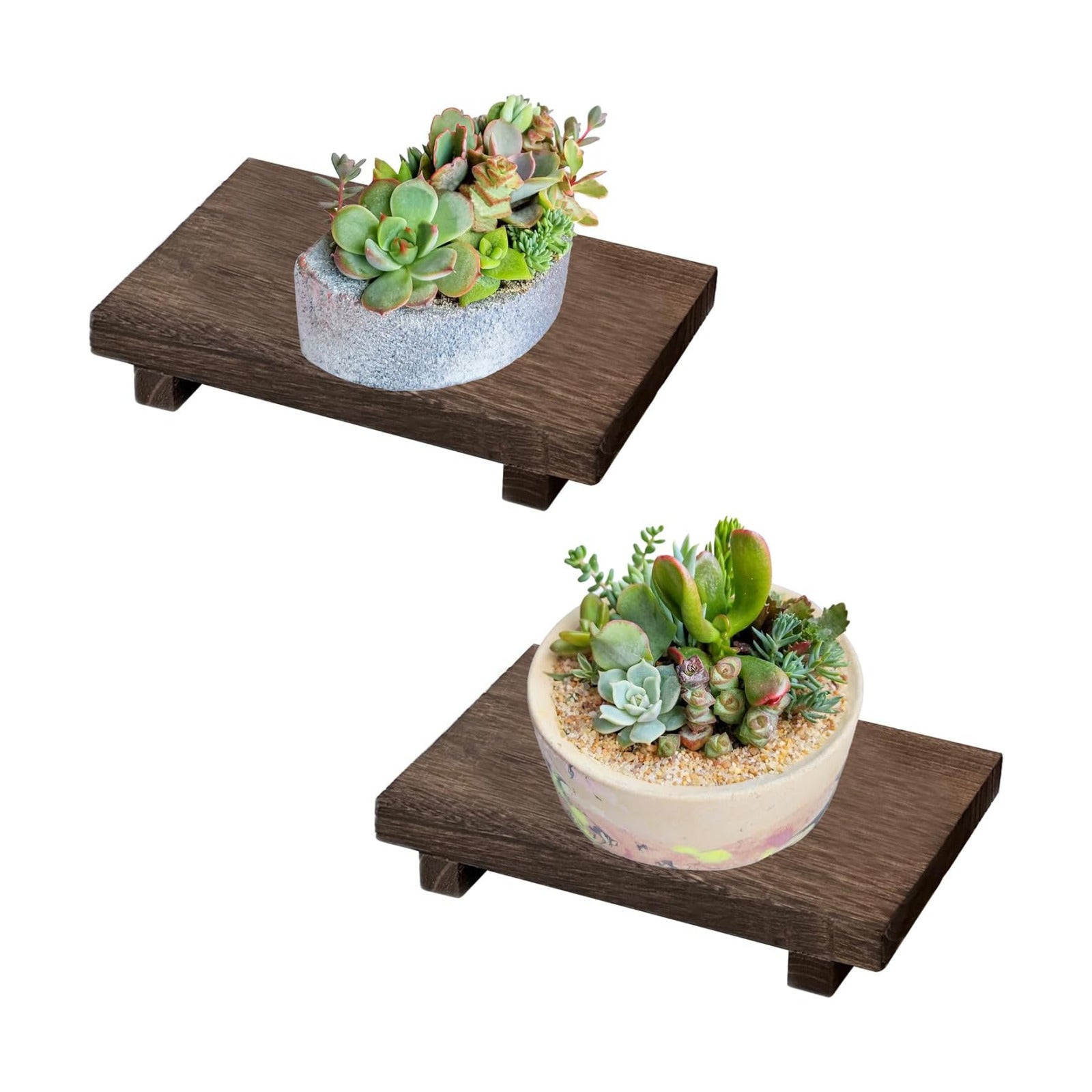 Farmhouse Wooden Tray / Set of 2