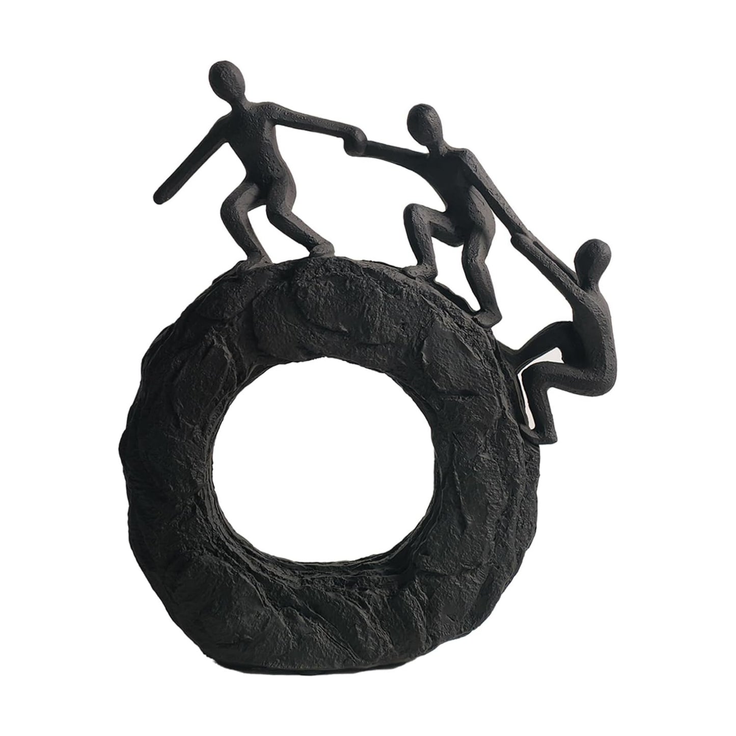 Statue / Round Climbing / Black / 7 x 8 x 1.5