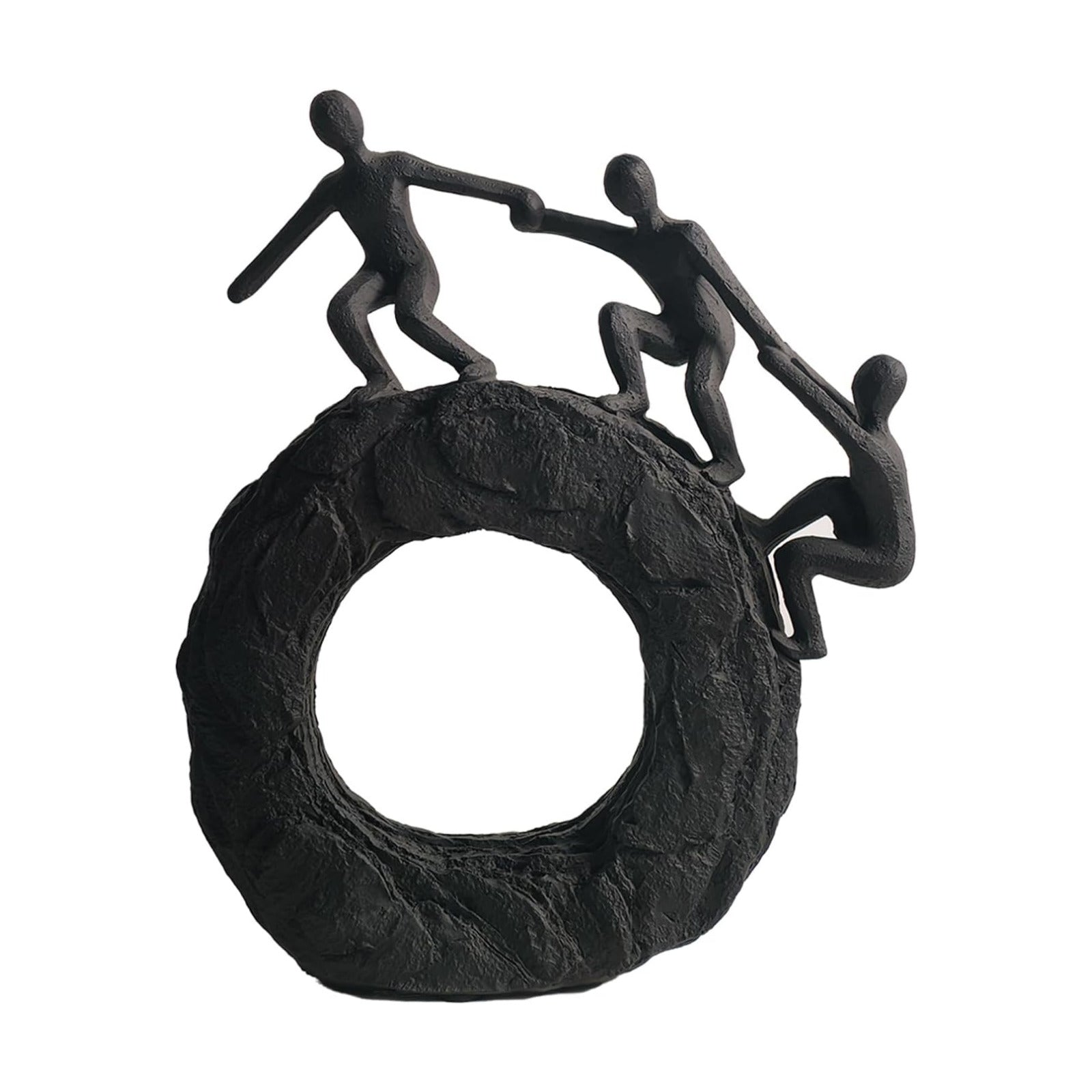 Statue / Round Climbing / Black / 7 x 8 x 1.5