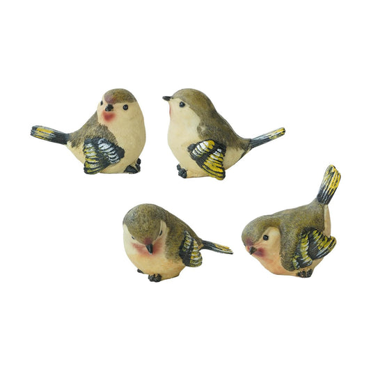 1 True Bird Statue / Set of 4