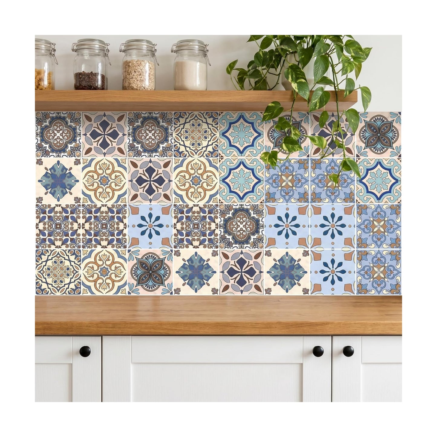 Decorative Wall Stickers / 4 x 4 / Set of 30