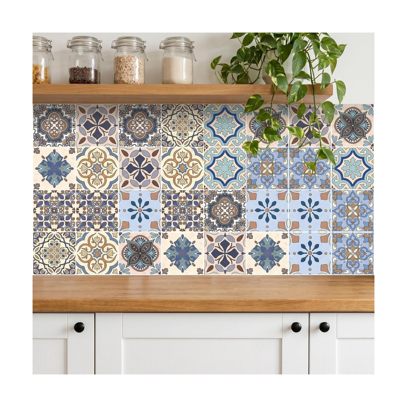 Decorative Wall Stickers / 4 x 4 / Set of 30