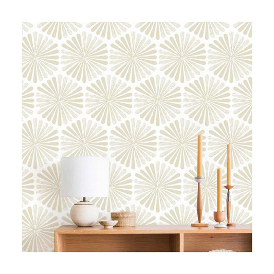 Modern Peel and Stick Wallpaper Boho Contact Paper Self Adhesive Removable Wallpaper / 17.3 x 197