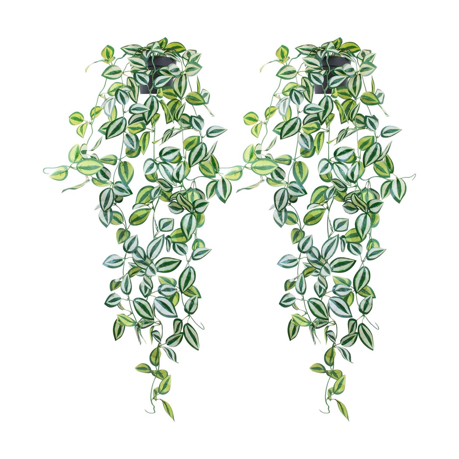 Fake Hanging Plants / Eyebrow / Green / Set of 2