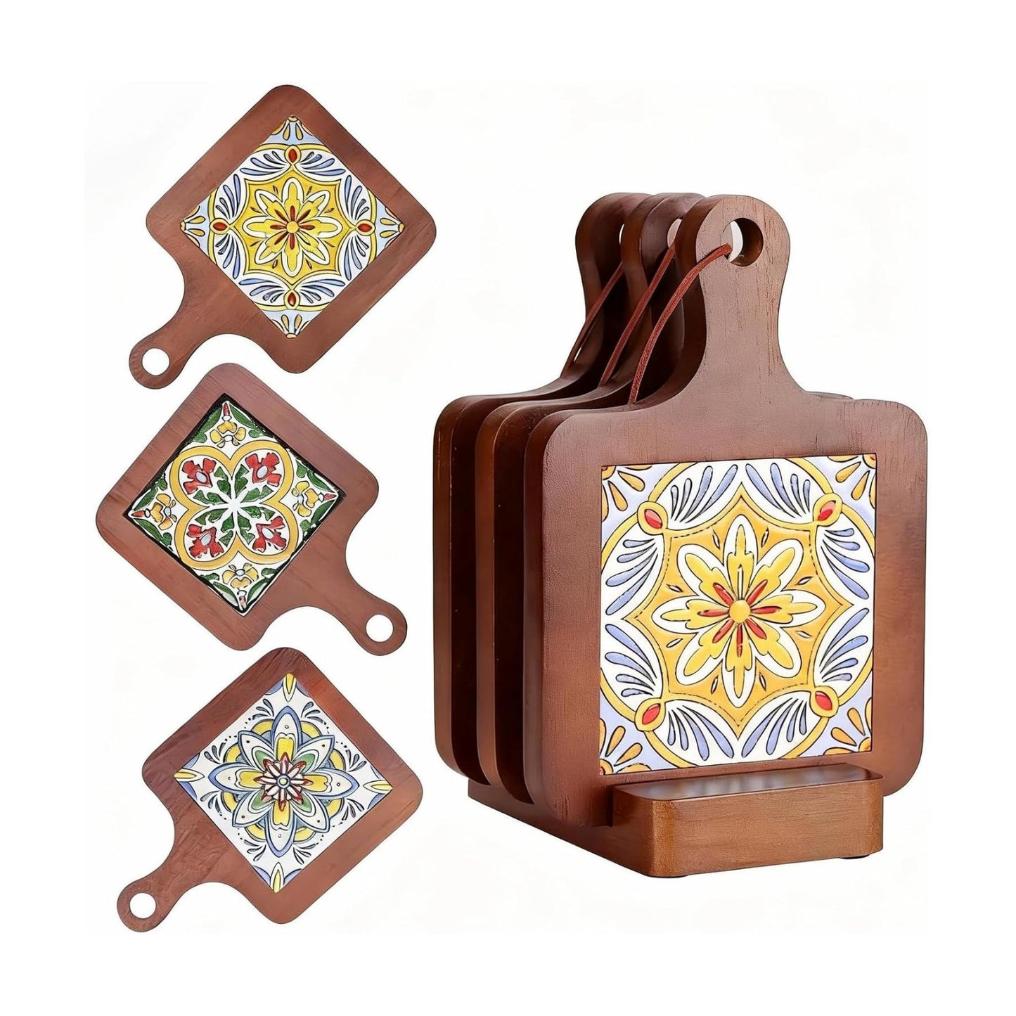 Stand / Base is Also a Cell Phone Holder / Set of 3