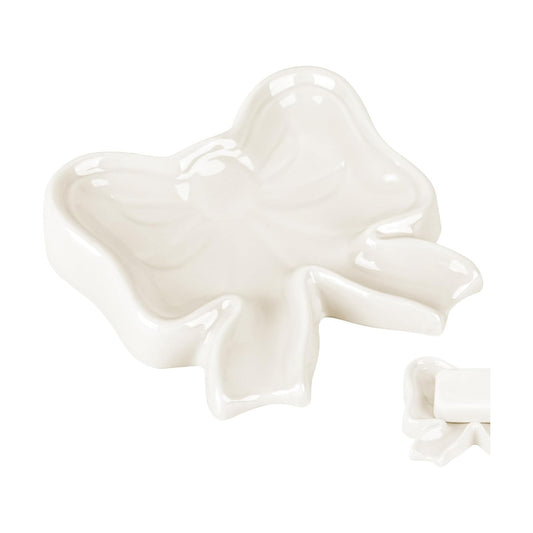 Ceramic Soaps Dish / White