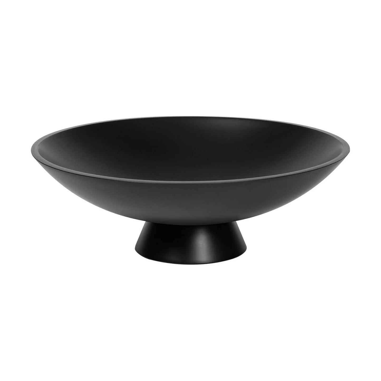 Decorative fruit bowl / Black