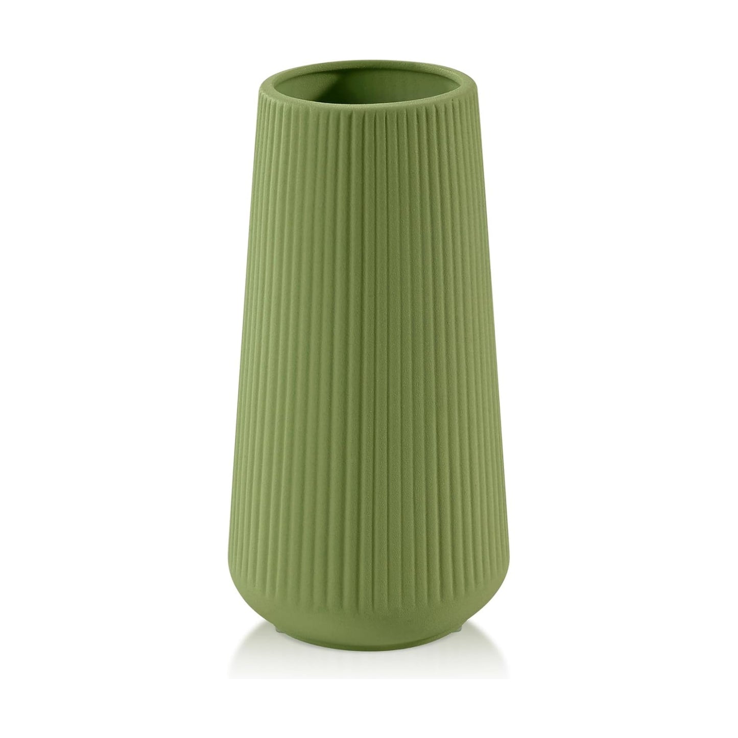 Ceramic Vase / Small Flower Vase for Pampas Grass / Saga Green
