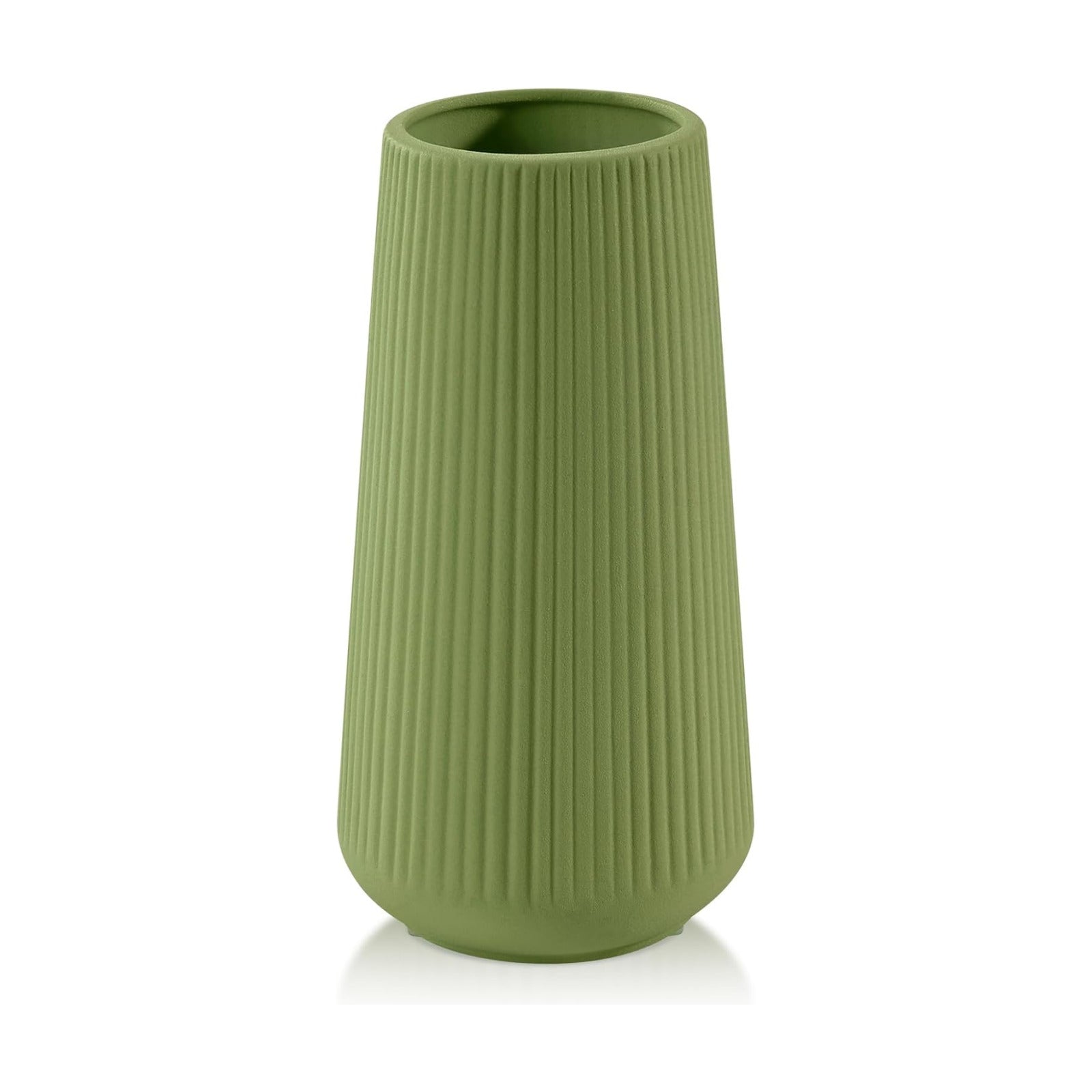 Ceramic Vase / Small Flower Vase for Pampas Grass / Saga Green